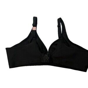 NWT Cacique Women's Unlined Full Coverage Black No Wire Bra SZ 50B